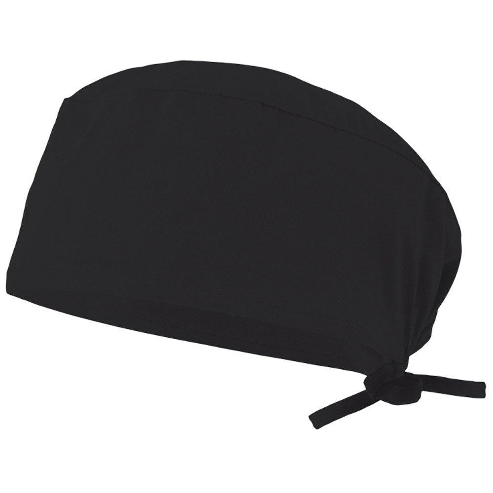 Gesundheitsbonnet (190g/m²), in Baumwolle (35%) und Polyester (65%) | VL Enlil – Schwarz