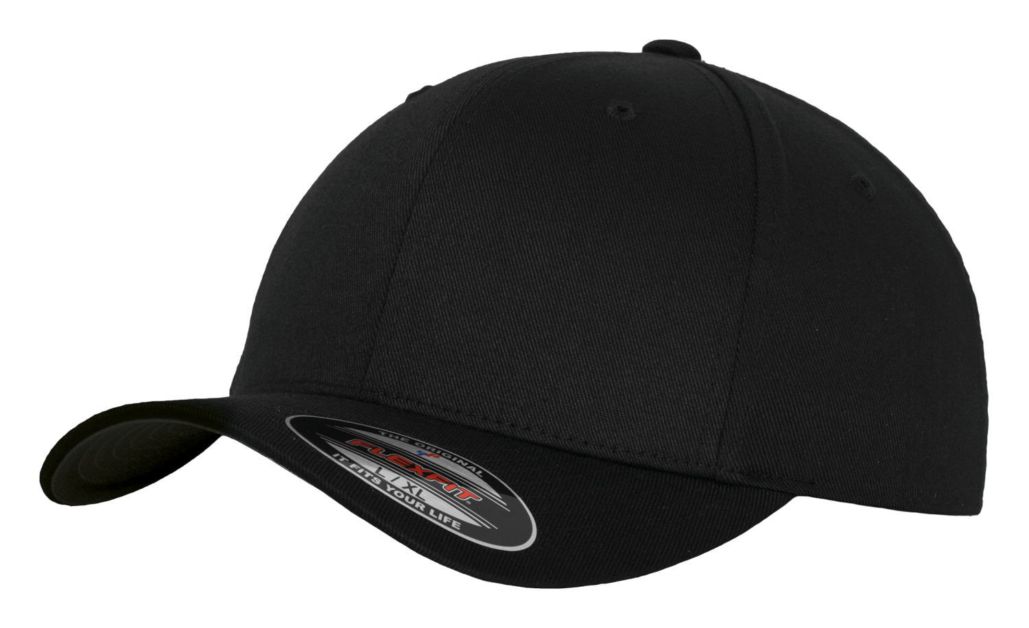 Flexfit® Wooly Combed Cap in Schwarz (FX6277-017)