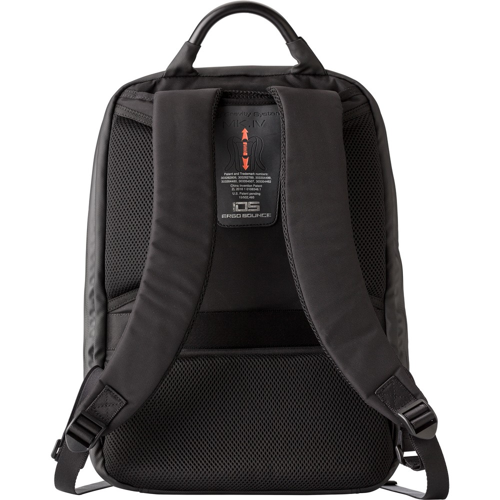 Laptop-Rucksack 15" in Schwarz, Ansicht 4