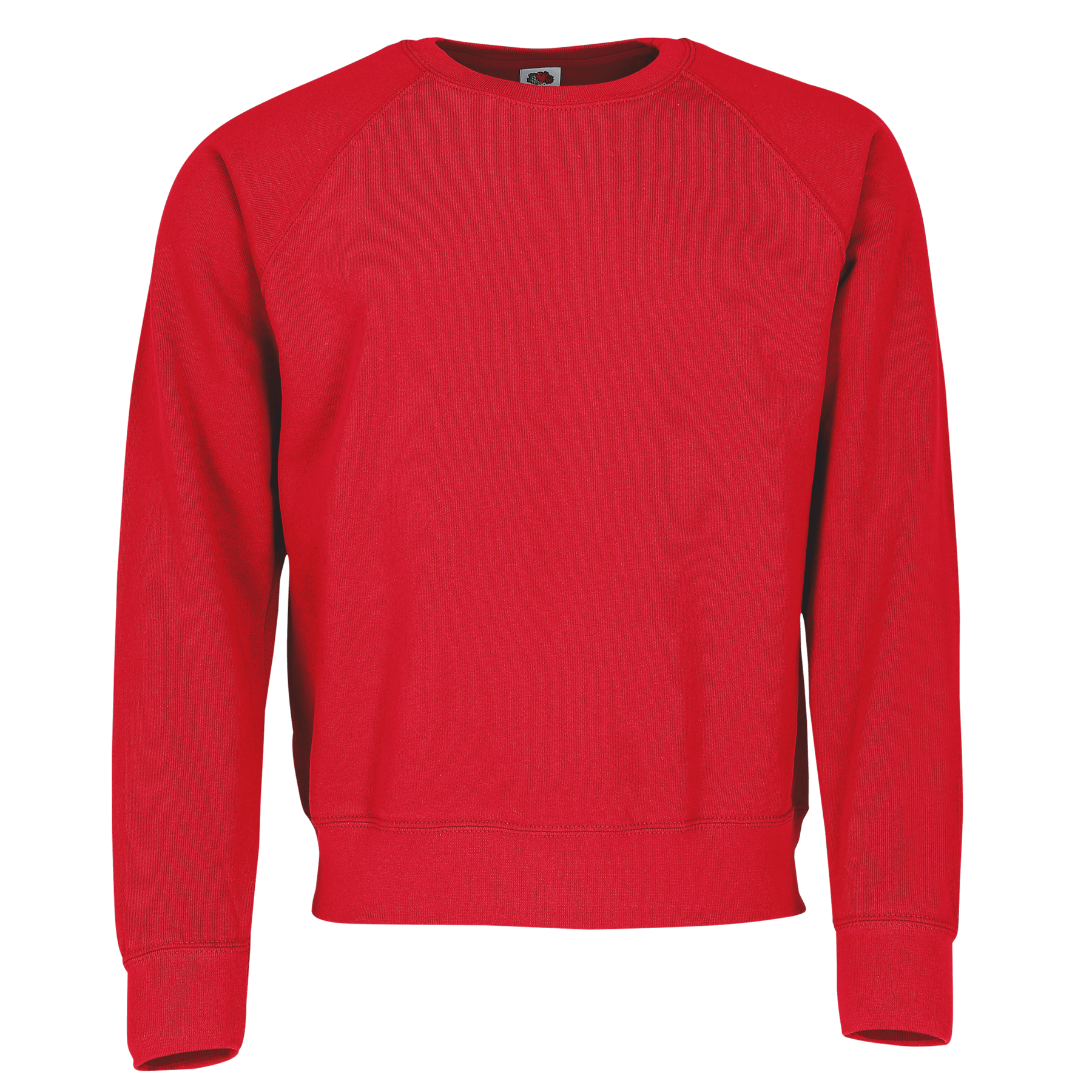 Fruit of the Loom Classic Raglan Sweat in Rot