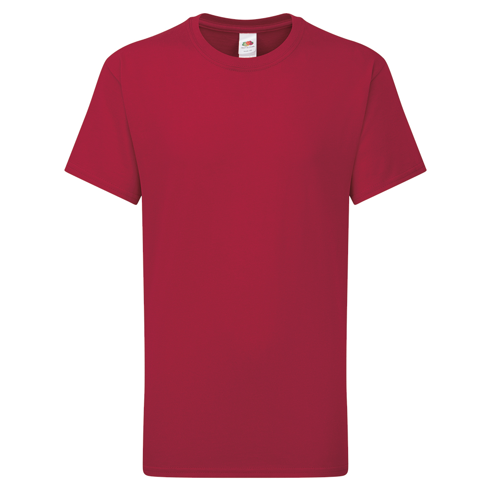 Fruit of the Loom Kinder Iconic 195 T in Cranberry