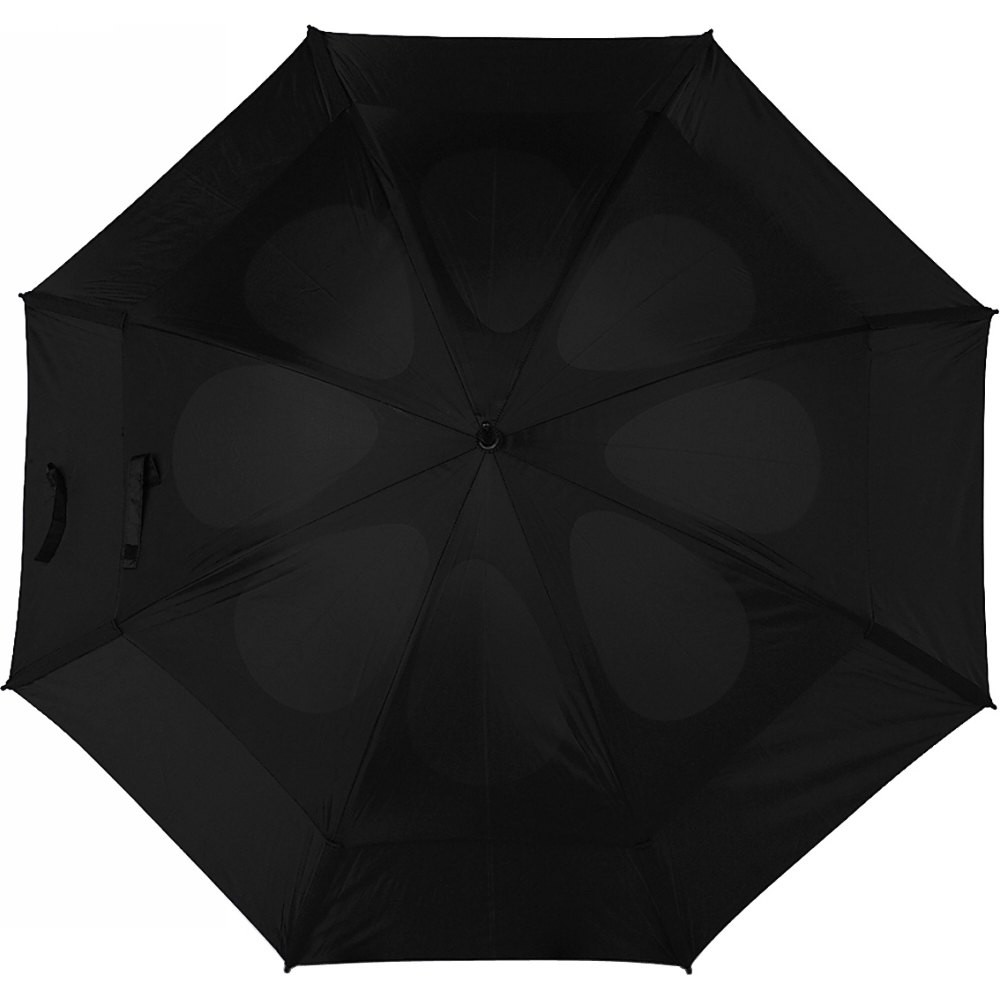 Regenschirm, Sturmsicherung, manuell in Schwarz, Ansicht 5