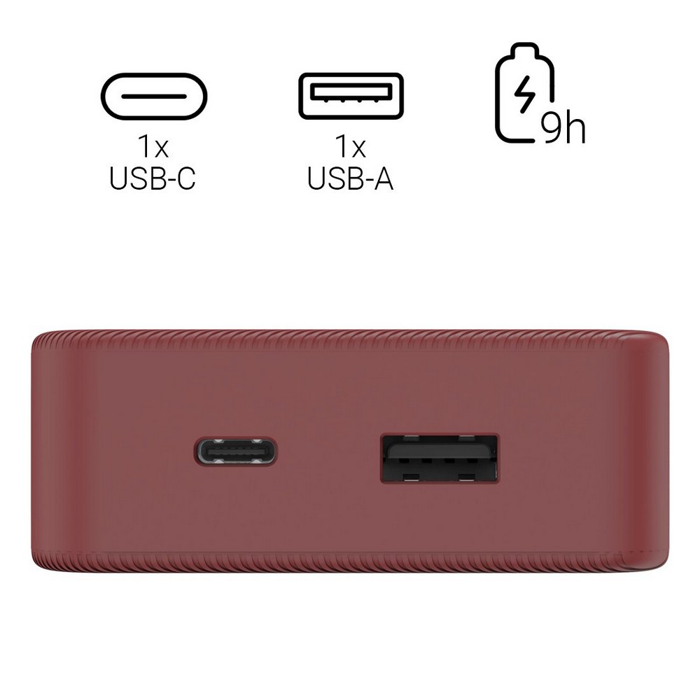 Powerbank 20000 mAh Hama Power Pack in Rot, Ansicht 10