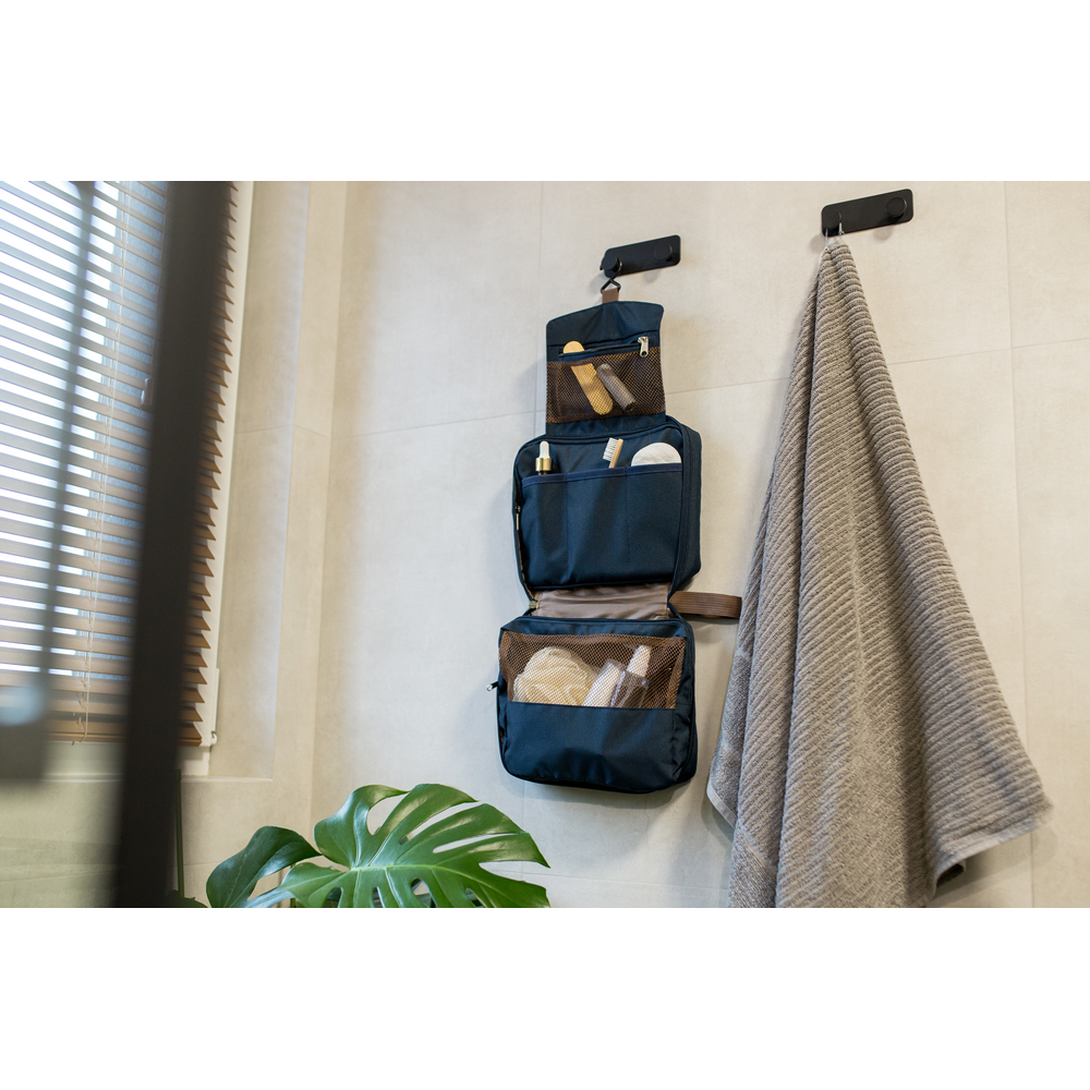 RPET Kosmetiktasche B'RIGHT | Zoe in Dunkelblau, Ansicht 2