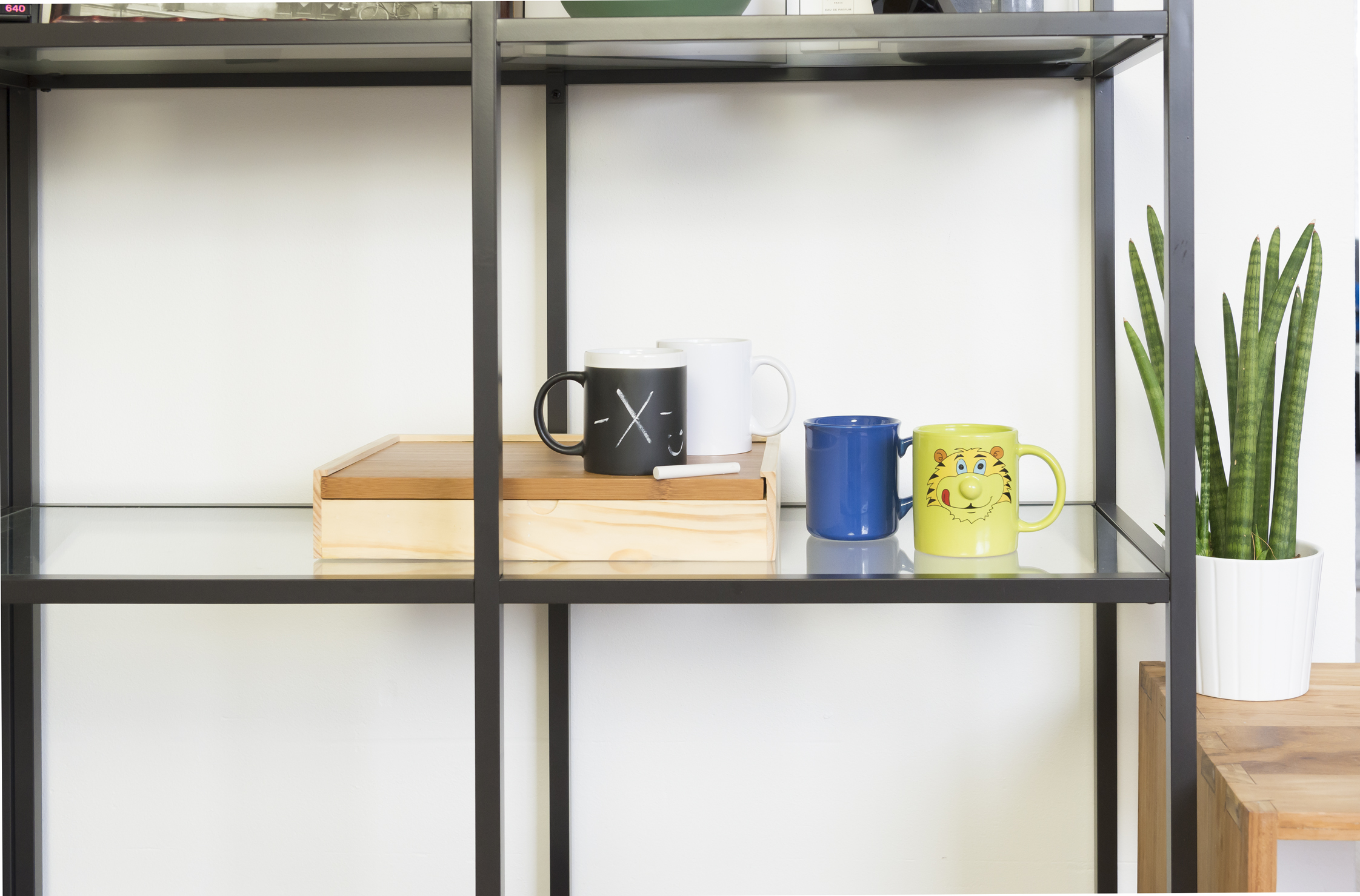 Becher aus Porzellan 250 ml in Schwarz, Ansicht 2