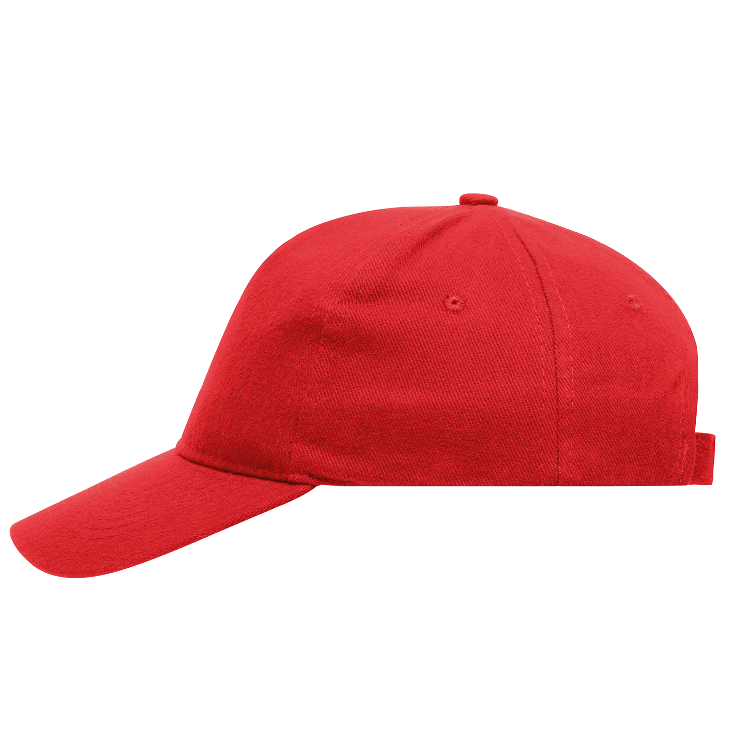 5 Panel Cap Heavy Cotton in Rot