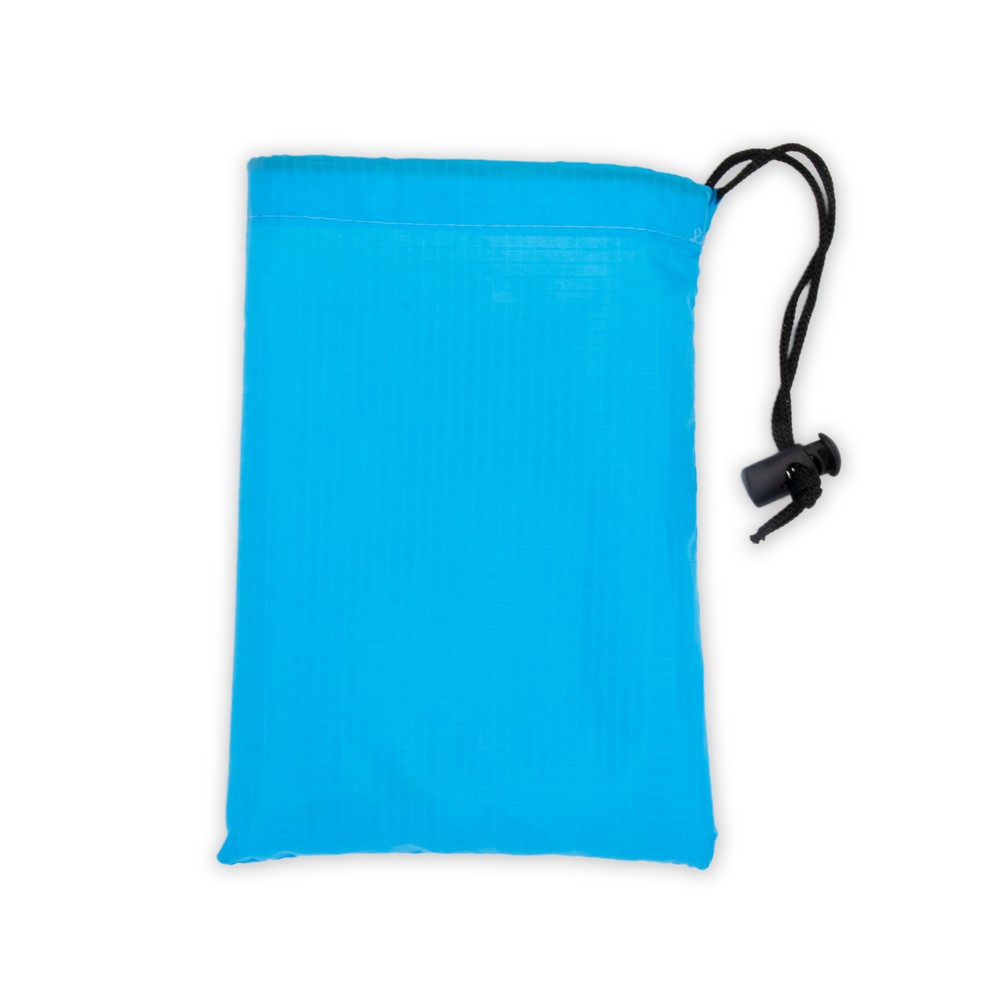 Faltbare wasserdichte Strandmatte | Hattie in Blau, Ansicht 7