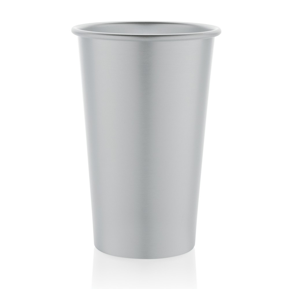 Alo Leight-Weight-Becher aus RCS recyceltem Aluminium 450ml in Silber, Ansicht 2