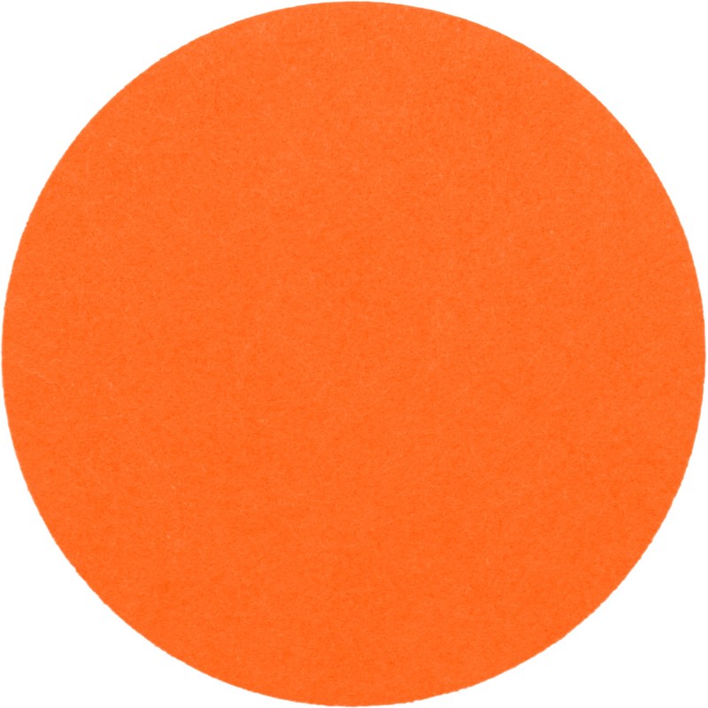 Filzuntersetzer rund Ø 25 cm in Orange