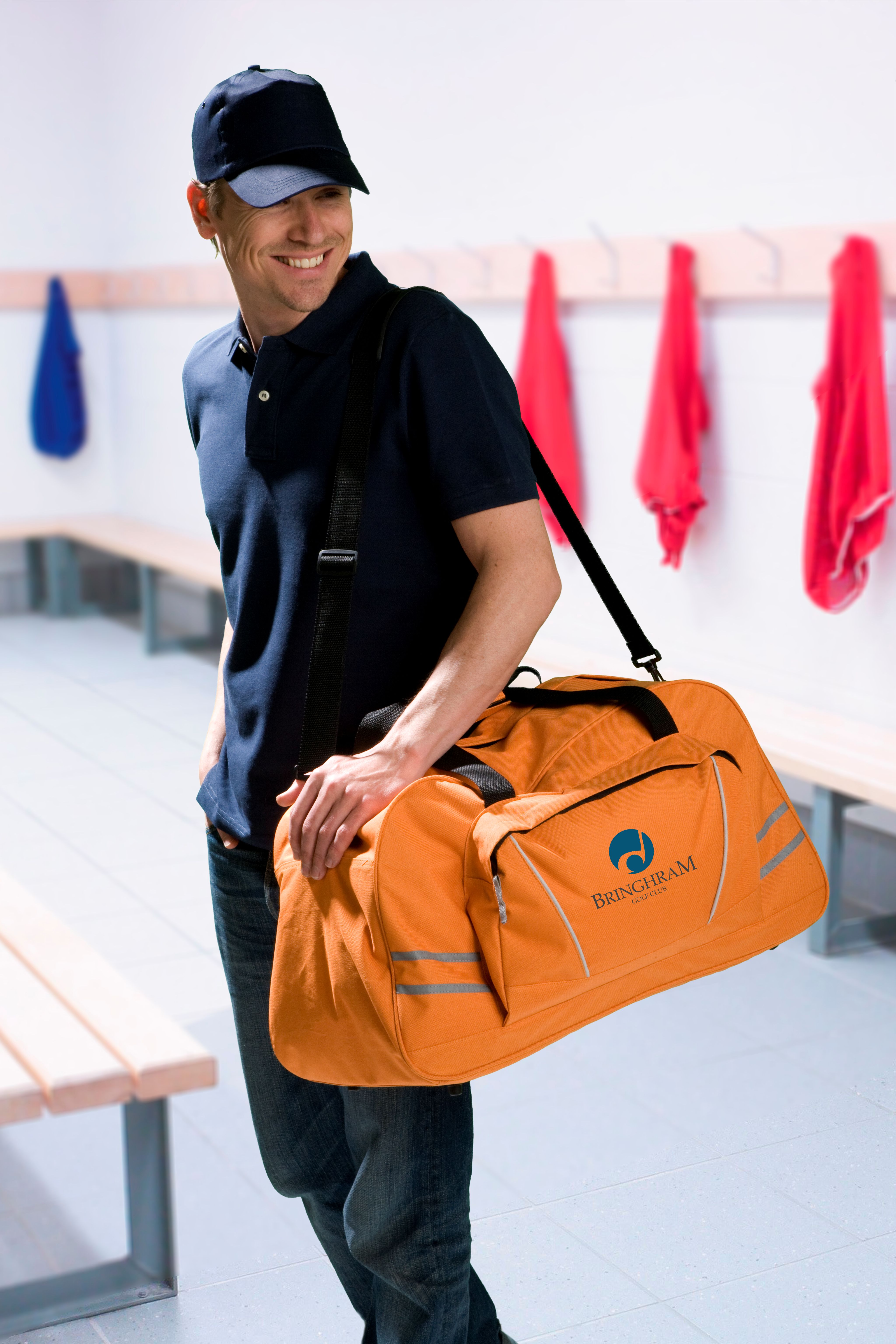 Sporttasche, Reisetasche in Dunkelblau, Ansicht 4