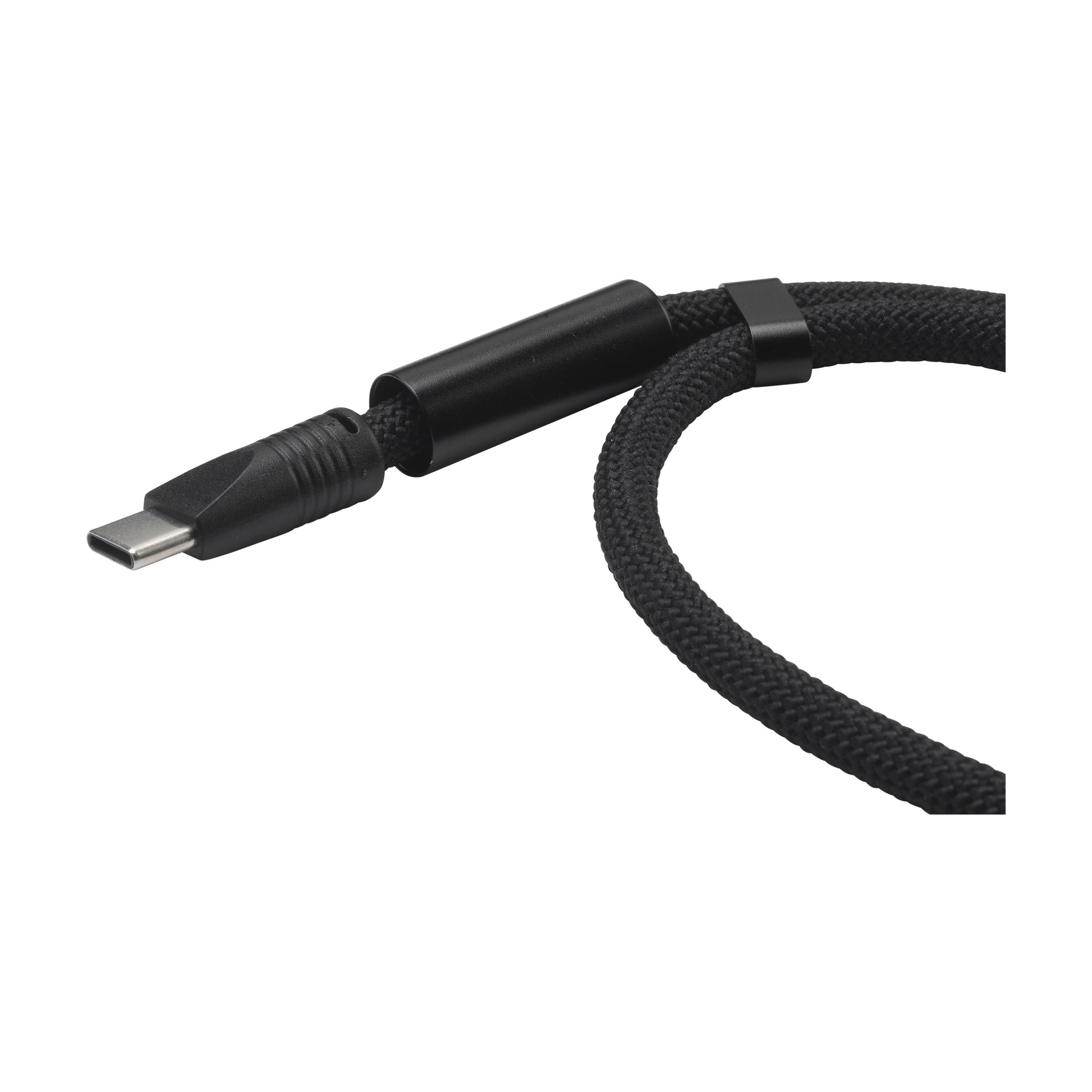 Wrist Lanyard 2-in-1 GRS RPET Load & Sync USB Cable