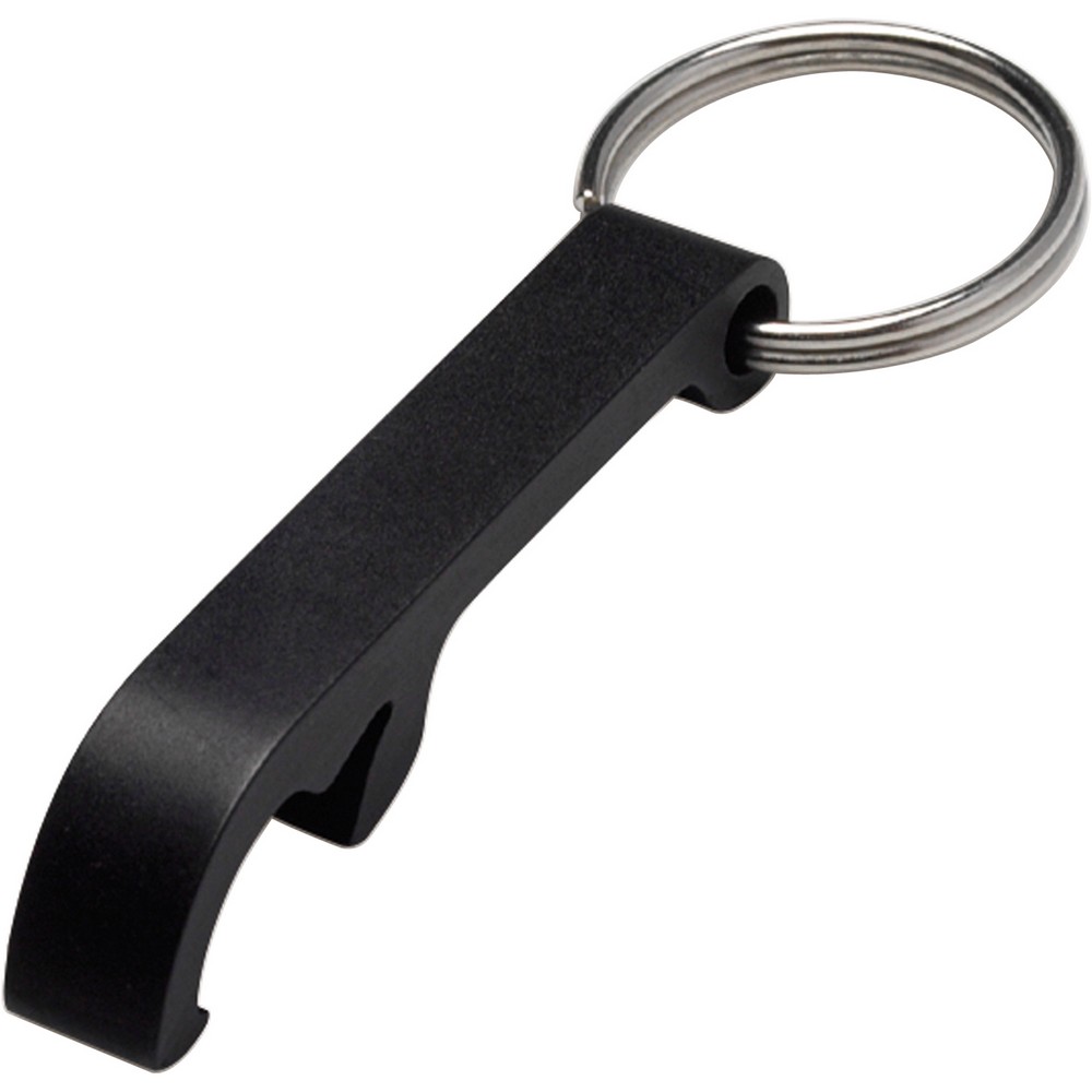Schlüsselanhänger, Flaschenöffner in Schwarz, Ansicht 5