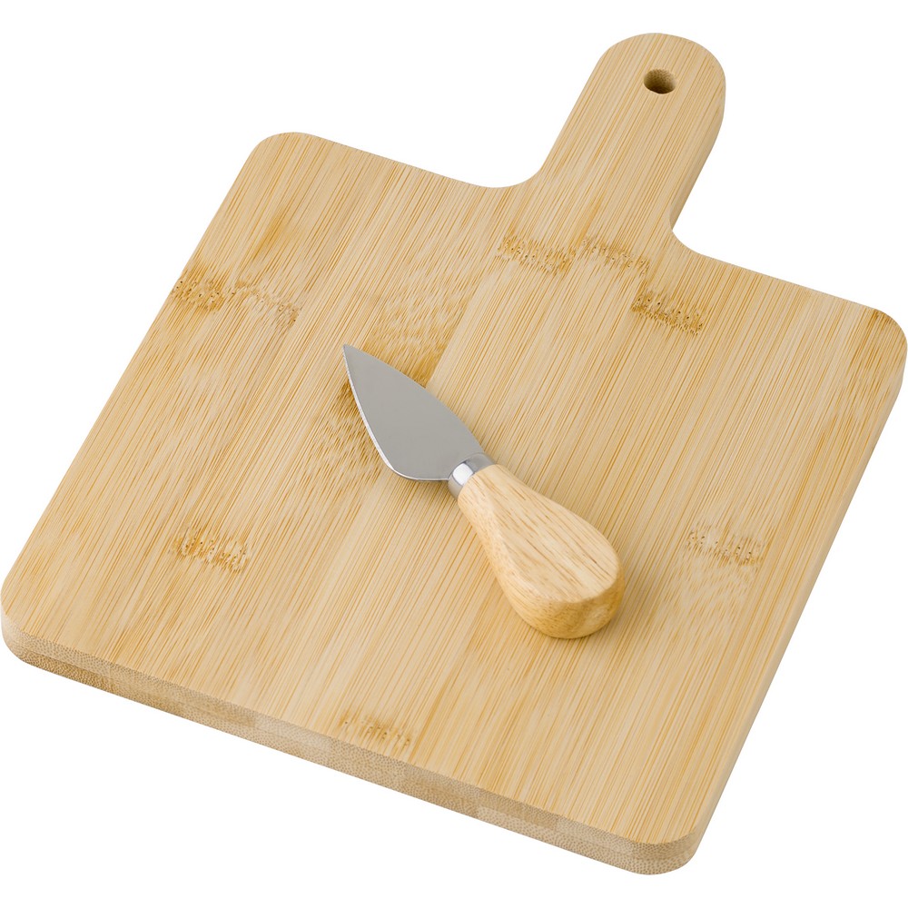 Bambus-Käse-Set in Braun, Ansicht 4