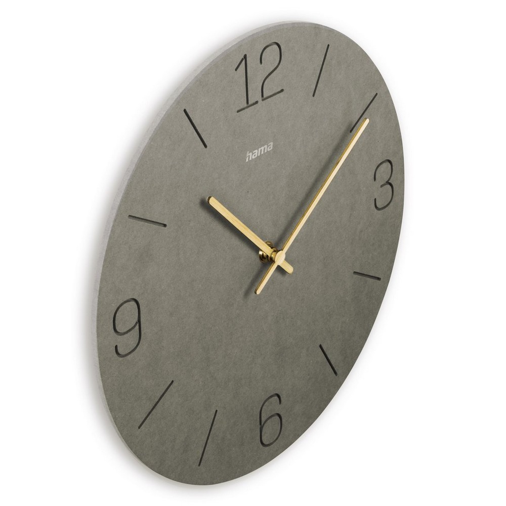 Wanduhr Hama Crete in Grau, Ansicht 2