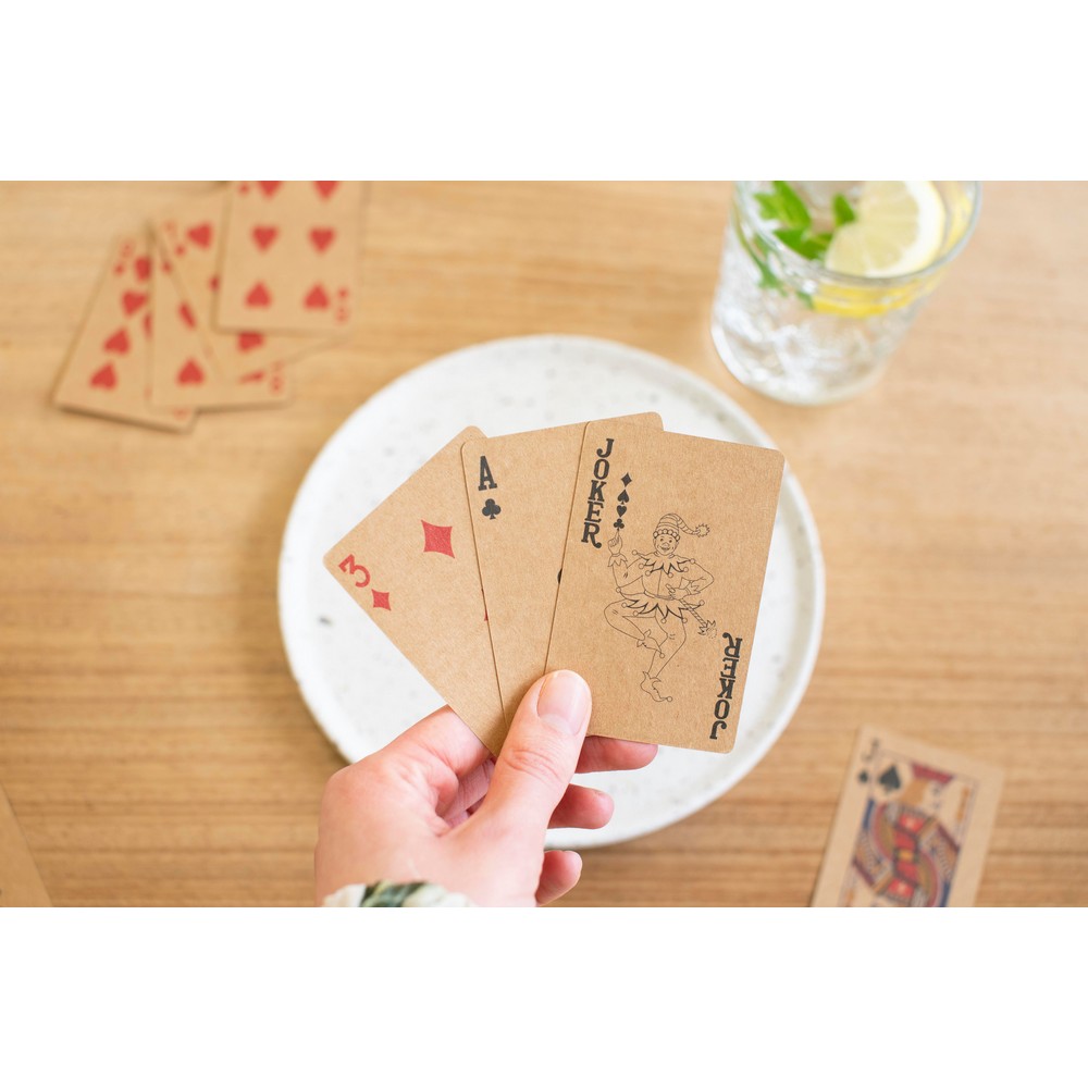 Spielkarten aus recyceltem Papier in Braun, Ansicht 10