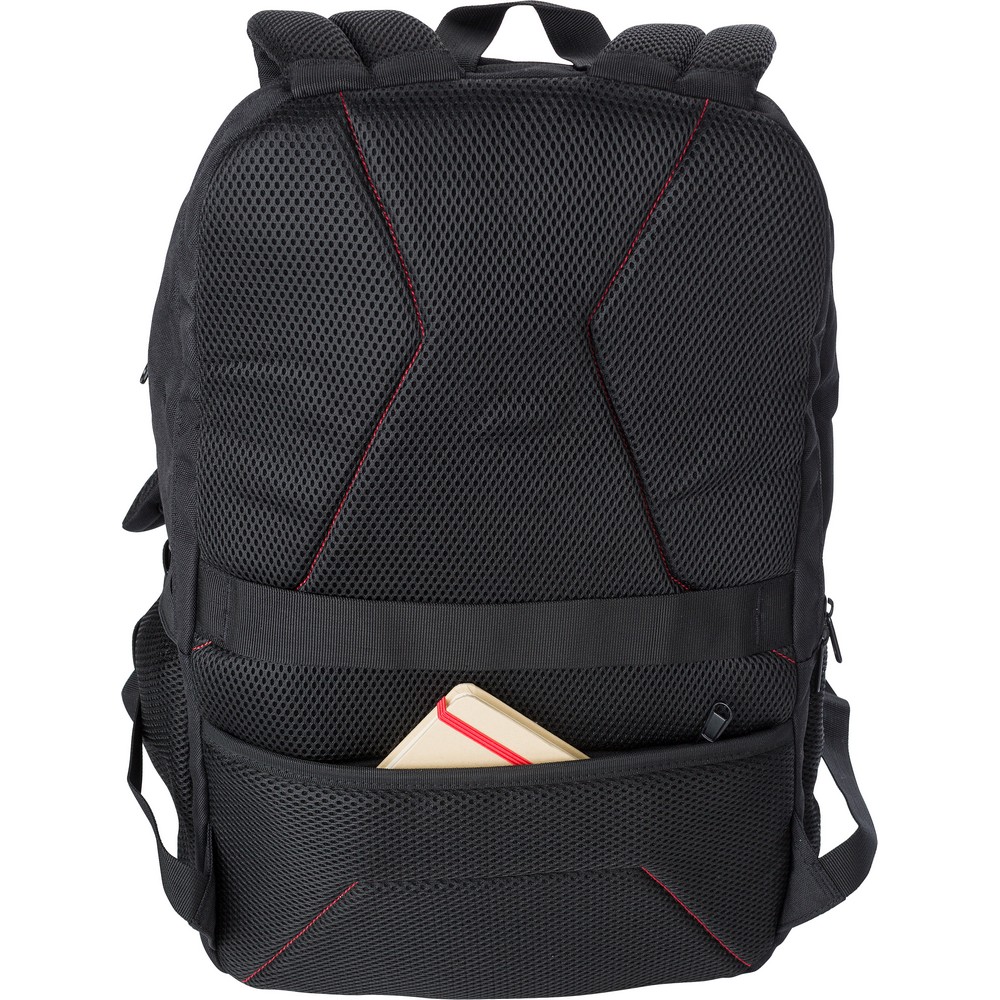Laptop-Rucksack 15" RPET in Schwarz, Ansicht 9