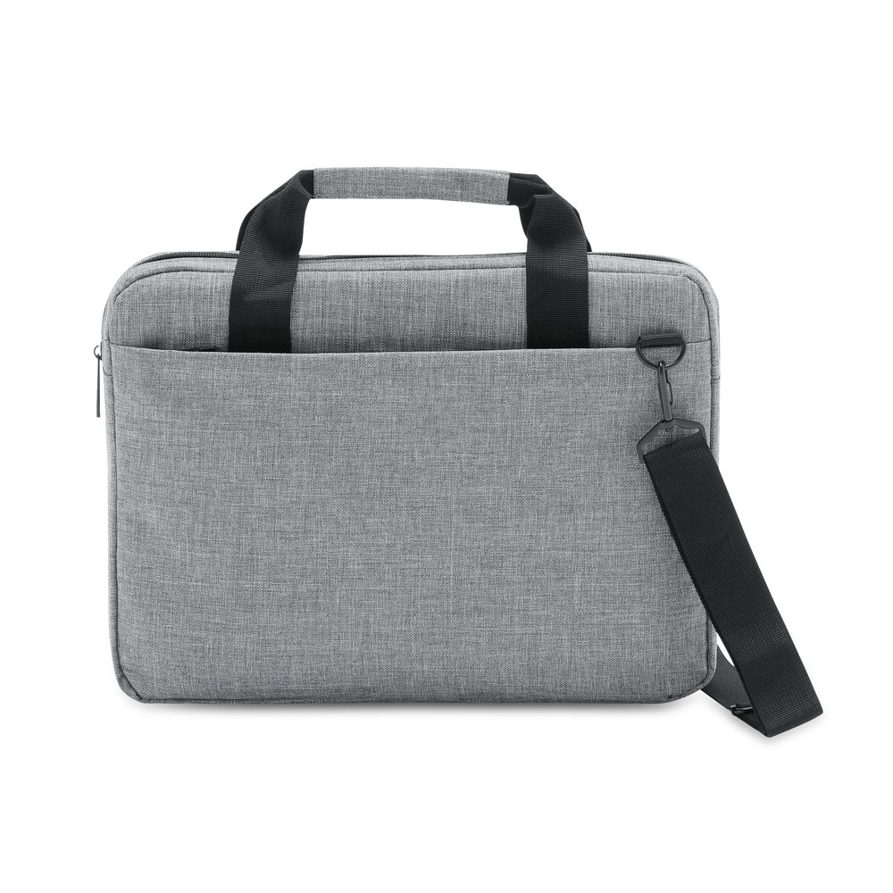 Laptop Aktentasche 14'' in 600D polyester | Graphs Laptop – Hellgrau, Ansicht 2