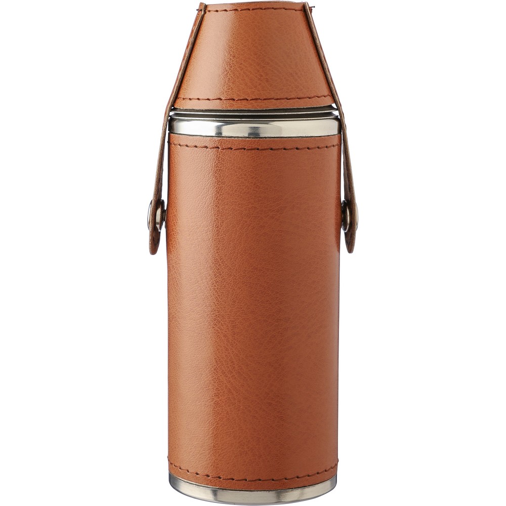 Flachmann 230 ml in Braun, Ansicht 5
