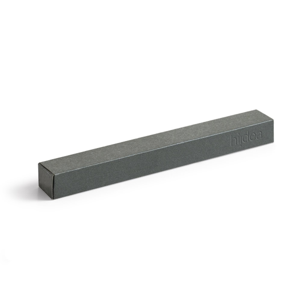 Etui für 1 Kugelschreiber aus Karton | Lello – Satinsilber, Ansicht 2