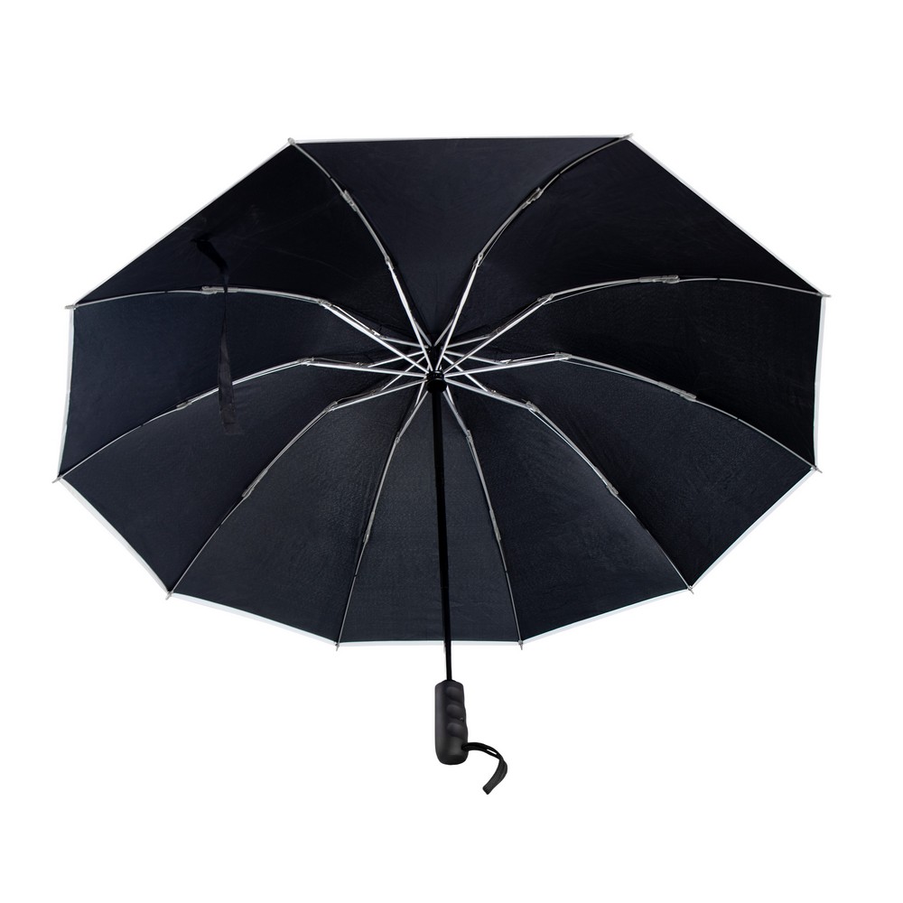 Automatischer Regenschirm Mauro Conti | Kim in Schwarz, Ansicht 4