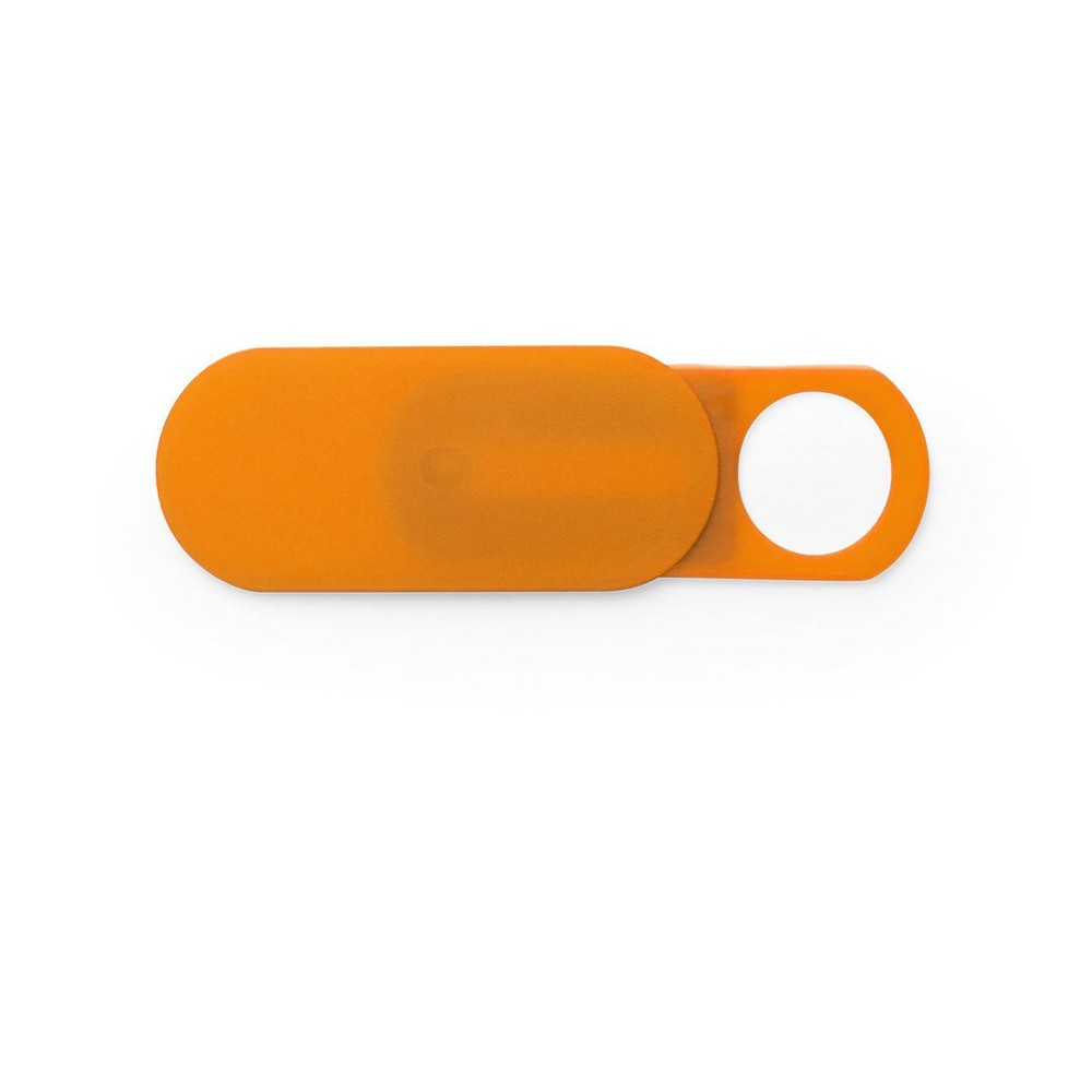 Vorhang für Webcam in Orange