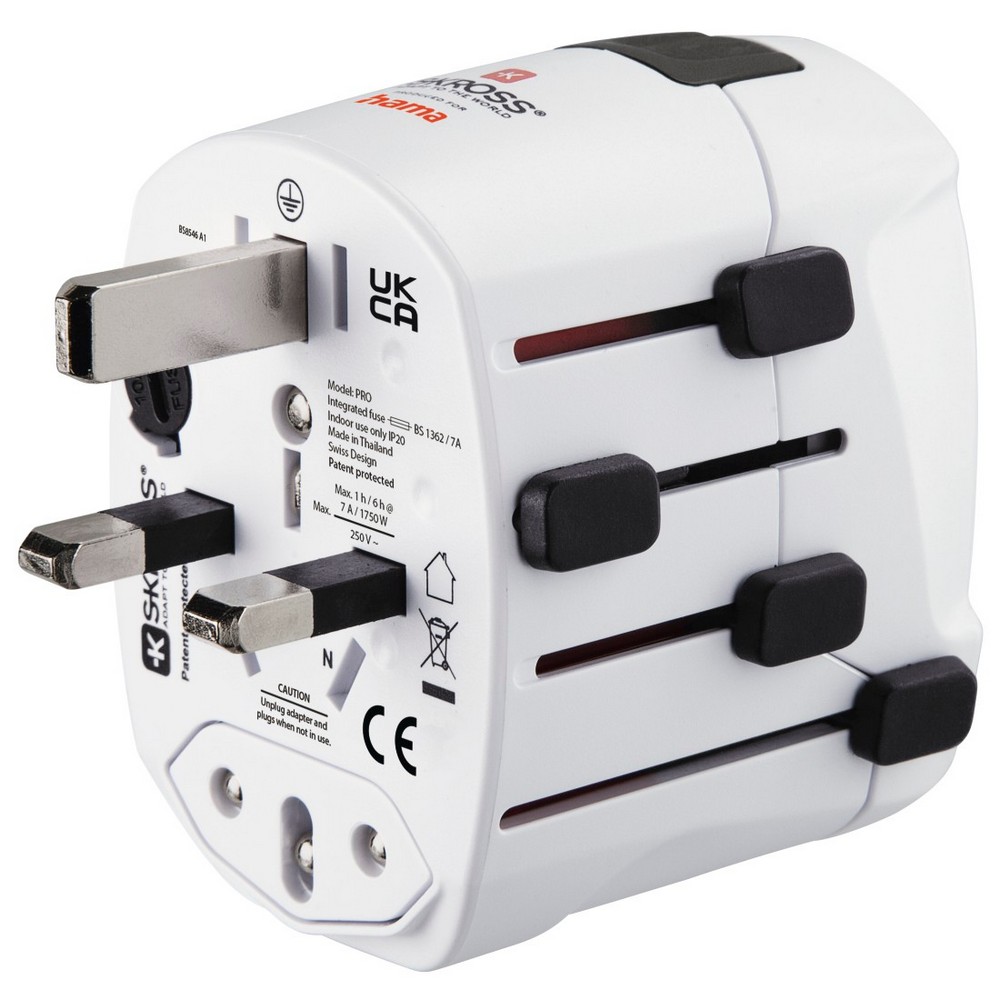 Reiseadapter Skross für Hama Pro in Weiß, Ansicht 4