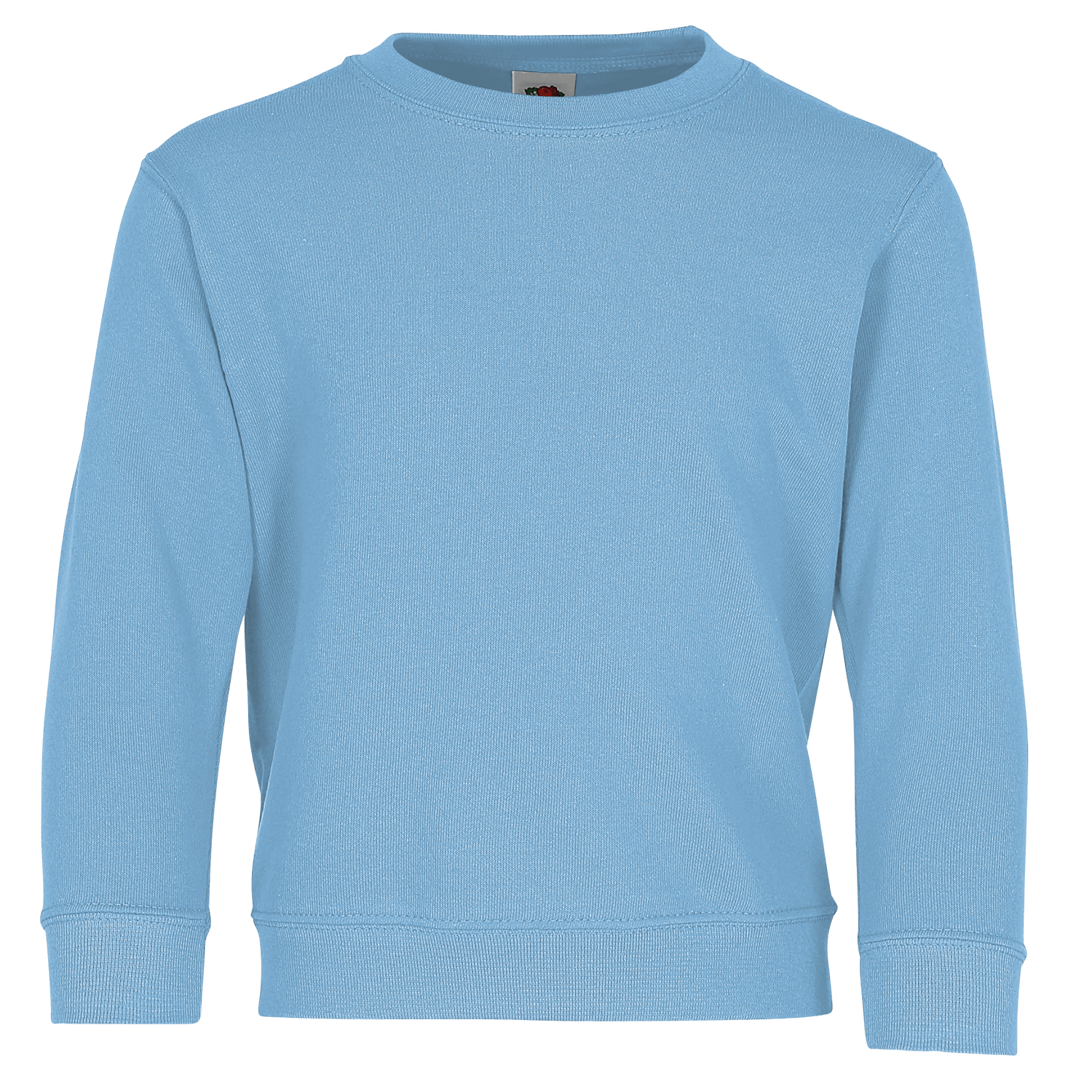 Fruit of the Loom Kinder Classic Set-In Sweat in Pastellblau