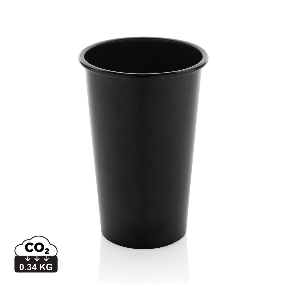 Alo Leight-Weight-Becher aus RCS recyceltem Aluminium 450ml in Schwarz, Ansicht 6