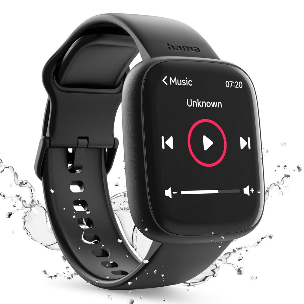 Aktivitätsmonitor Hama Smartwatch 4000 in Schwarz, Ansicht 4