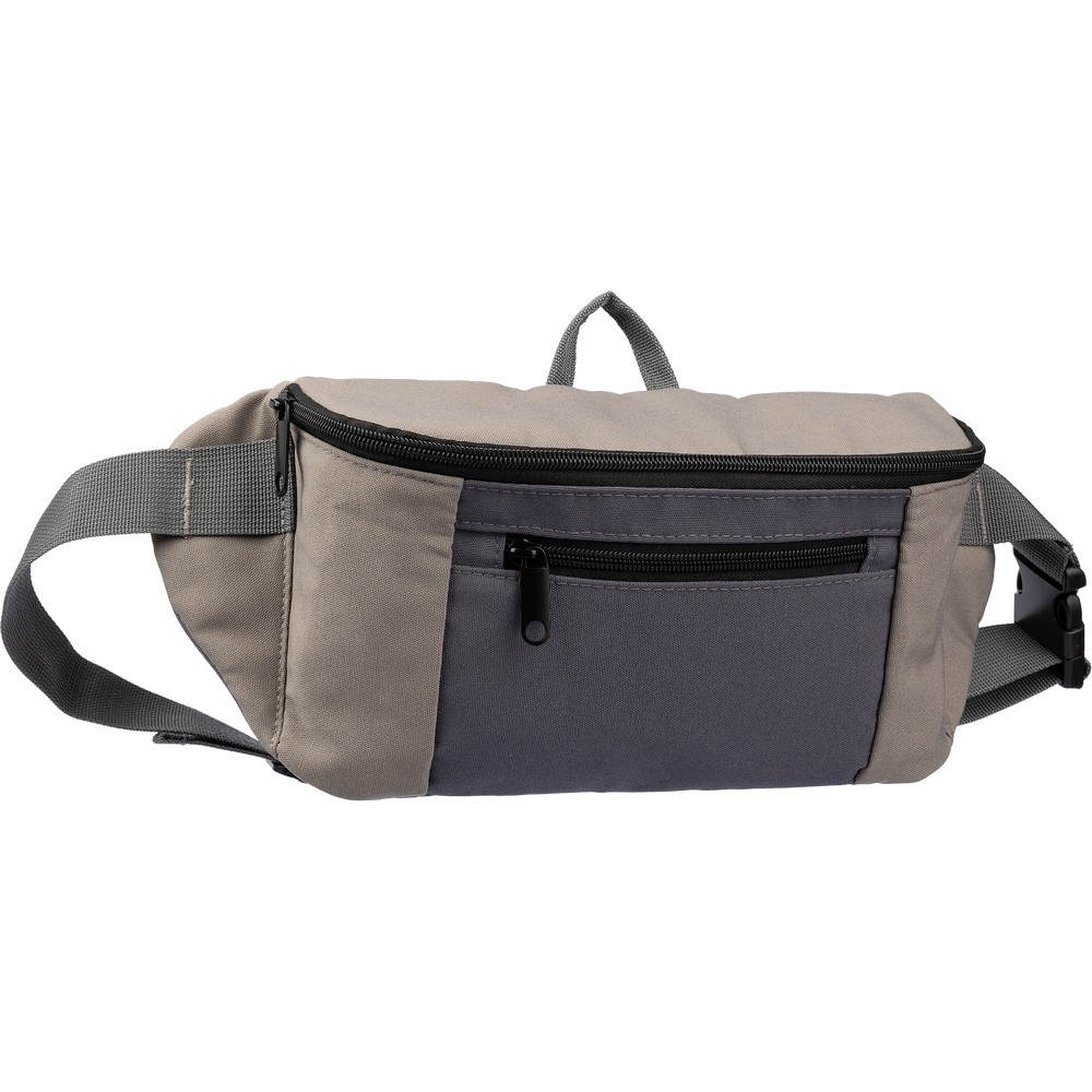 In der Taille befestigte Gürteltasche in Hellbraun