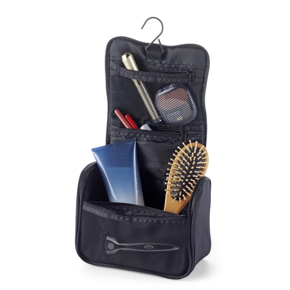 Kosmetiktasche in Schwarz
