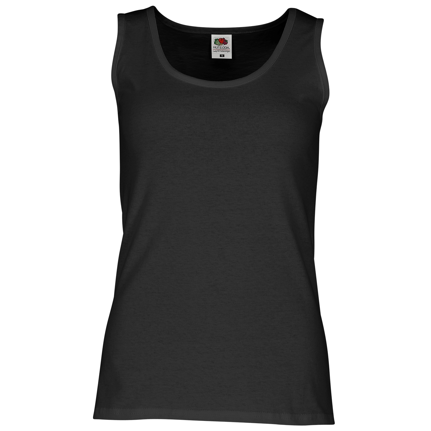 Fruit of the Loom Damen Valueweight Vest in Schwarz