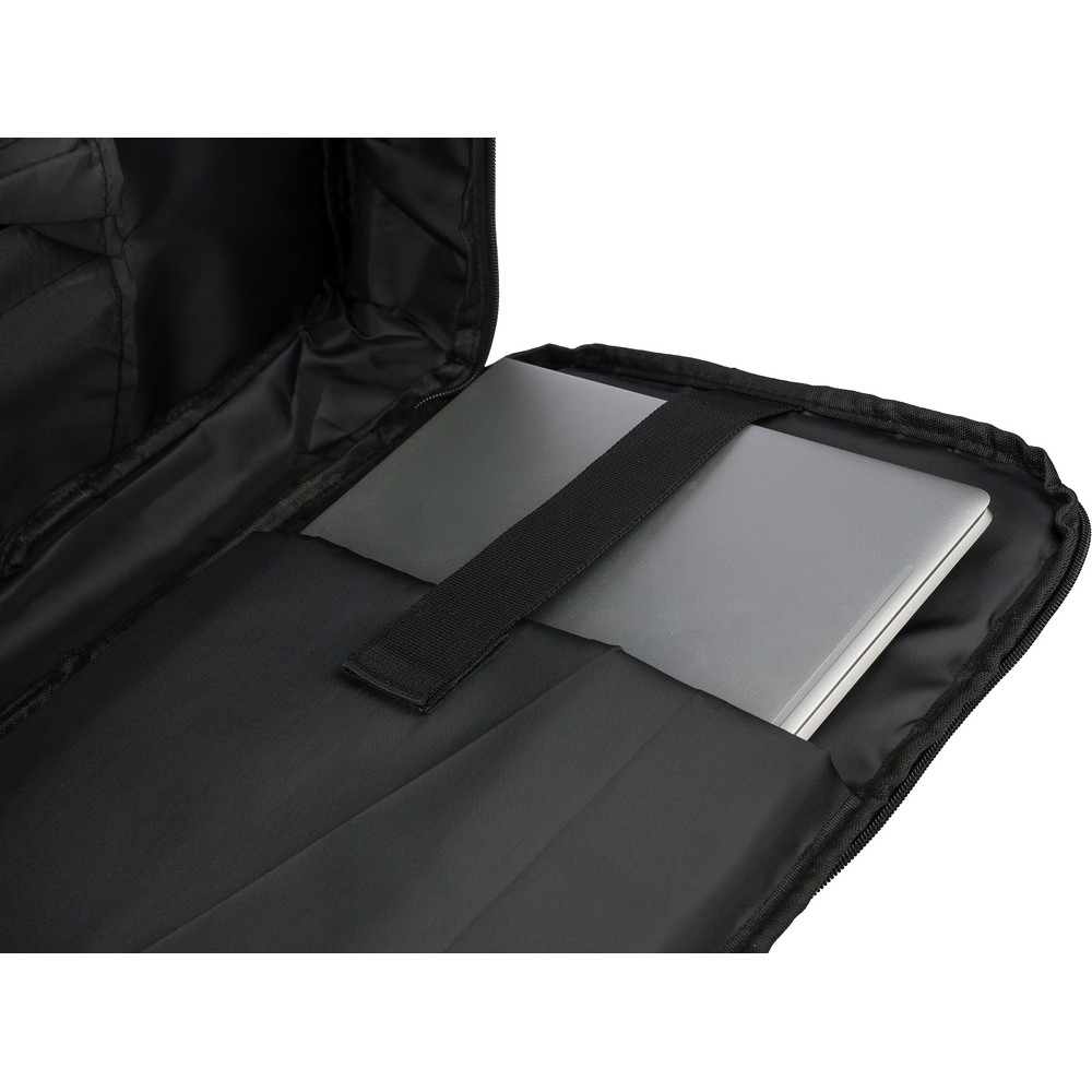 Laptop-Rucksack 15“ RPET in Schwarz, Ansicht 2