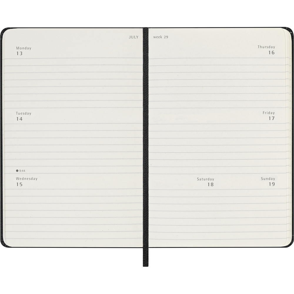 MOLESKINE Wochenkalender in Schwarz, Ansicht 6