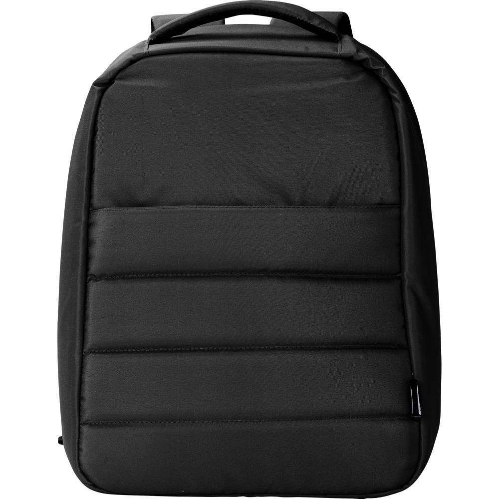 Laptop-Rucksack 15" RPET in Schwarz