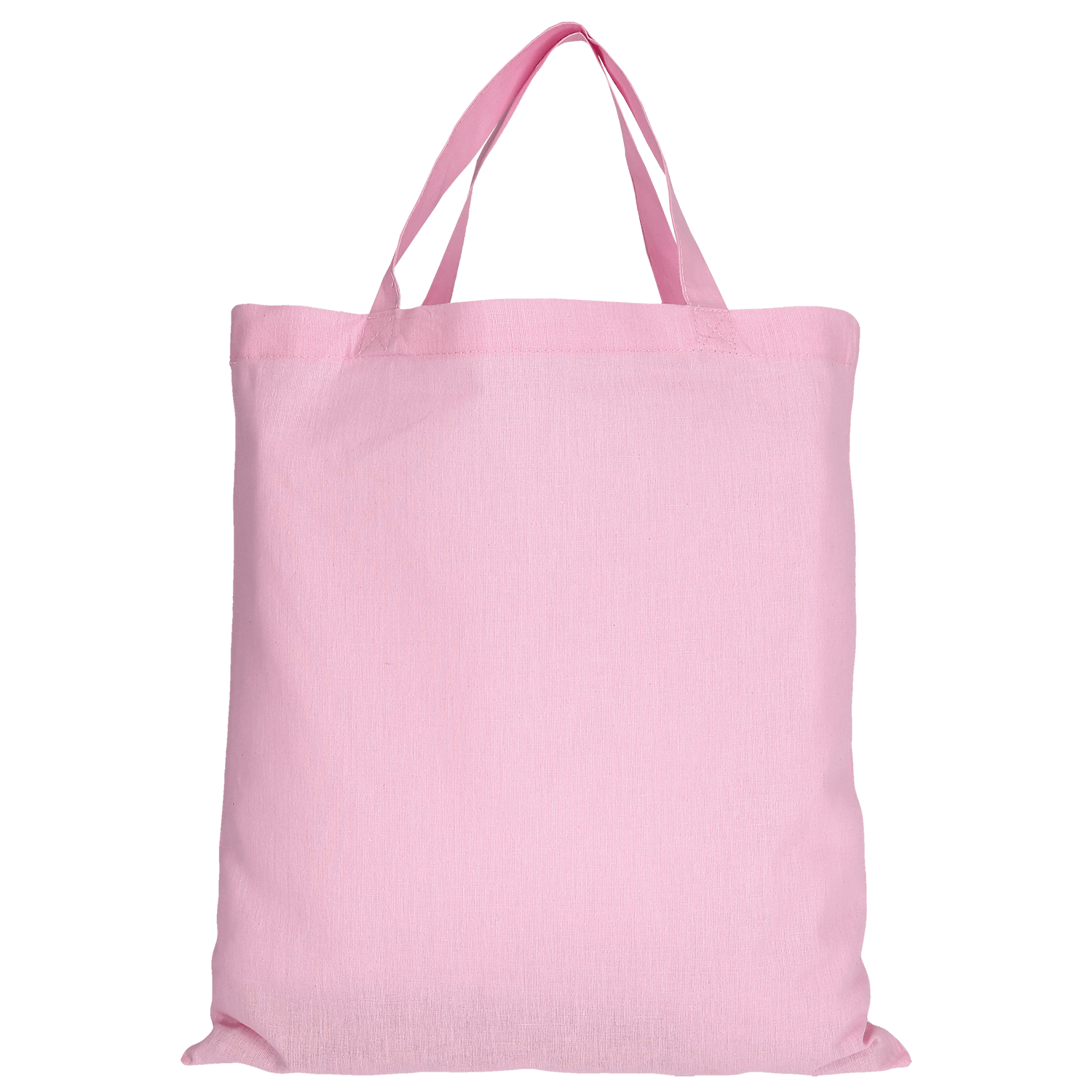 Baumwolltasche CLASSIC mit zwei kurzen Henkeln in Rosa