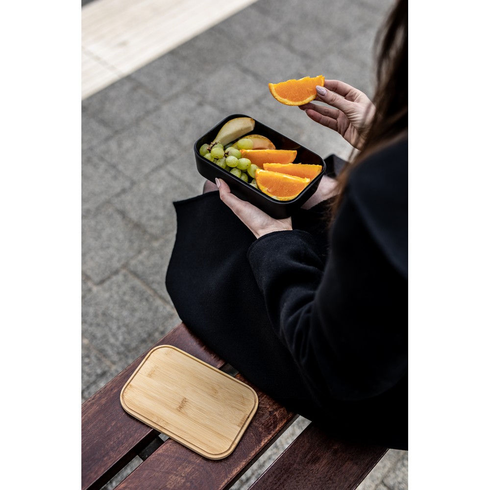Lunchbox 850 ml | Weston in Schwarz, Ansicht 2