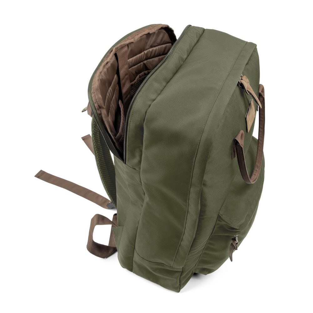 B'RIGHT Laptop-Rucksack 15,6", aus RPET | Finlay in Grün, Ansicht 2