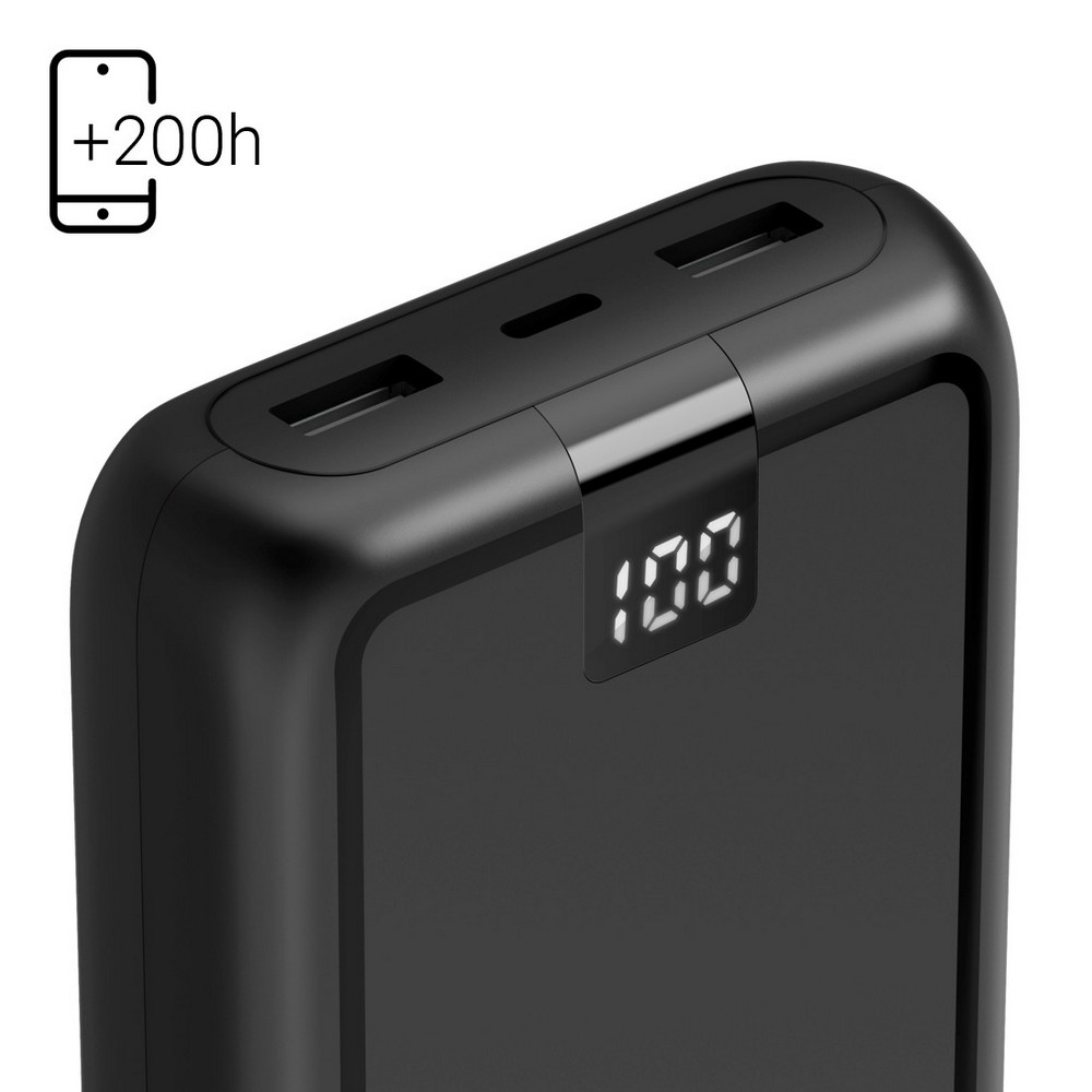 Powerbank 24000 mAh Hama Power Pack Performance in Schwarz, Ansicht 7