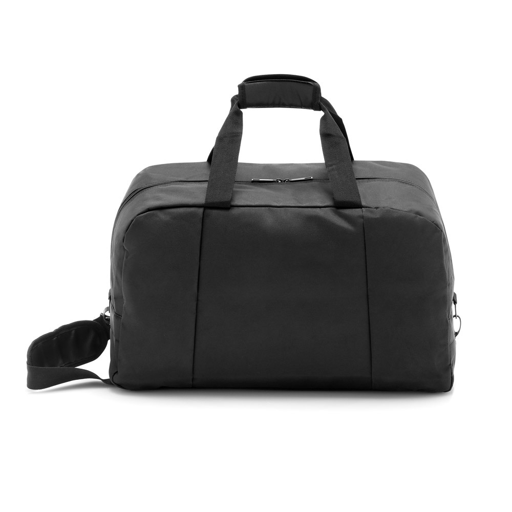 Business Sporttasche aus 840D-Jacquard und 300D Polyester | Zippers Sport – Schwarz, Ansicht 3