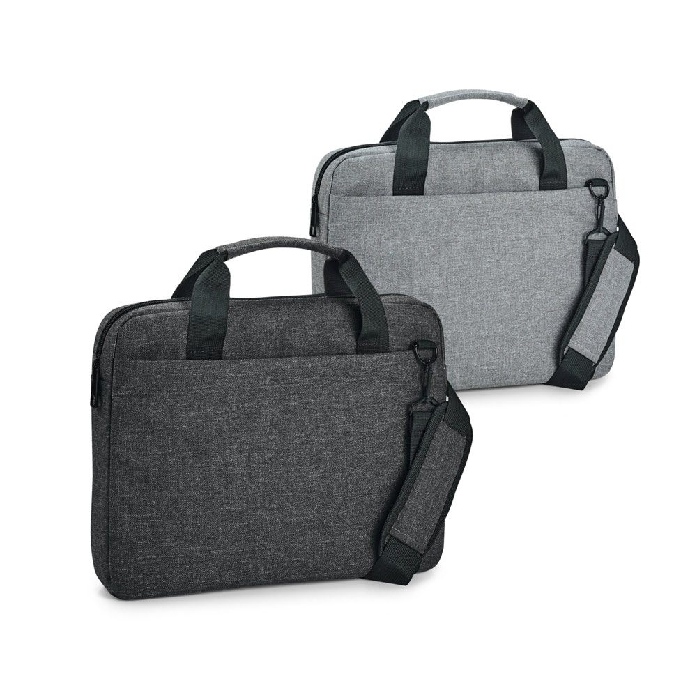 Laptop Aktentasche 14'' in 600D polyester | Graphs Laptop – Hellgrau, Ansicht 4