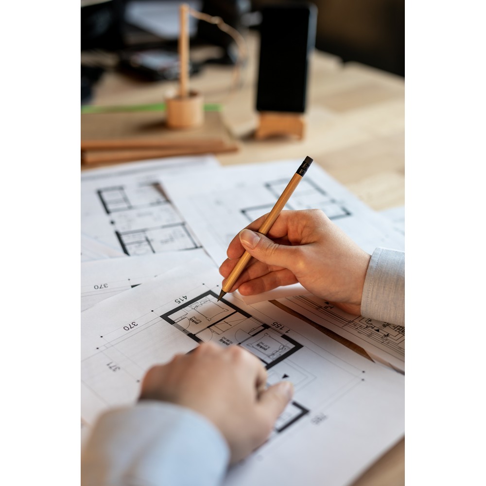 Ewiger Bambusstift B'RIGHT | Marathon in Holz, Ansicht 2