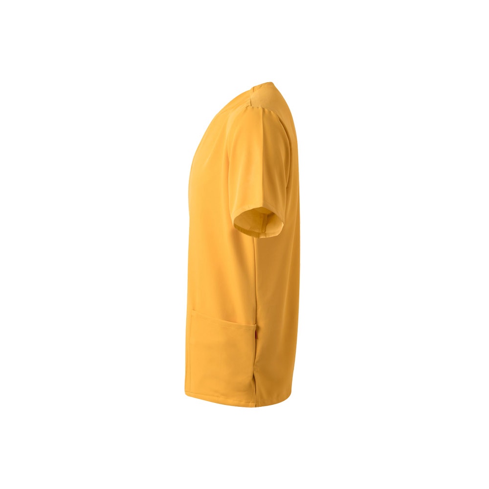 Kurzarm-Tunika (140 g/m²), aus 100 % Mikrofaser | VL Flora – Gelb, Ansicht 4