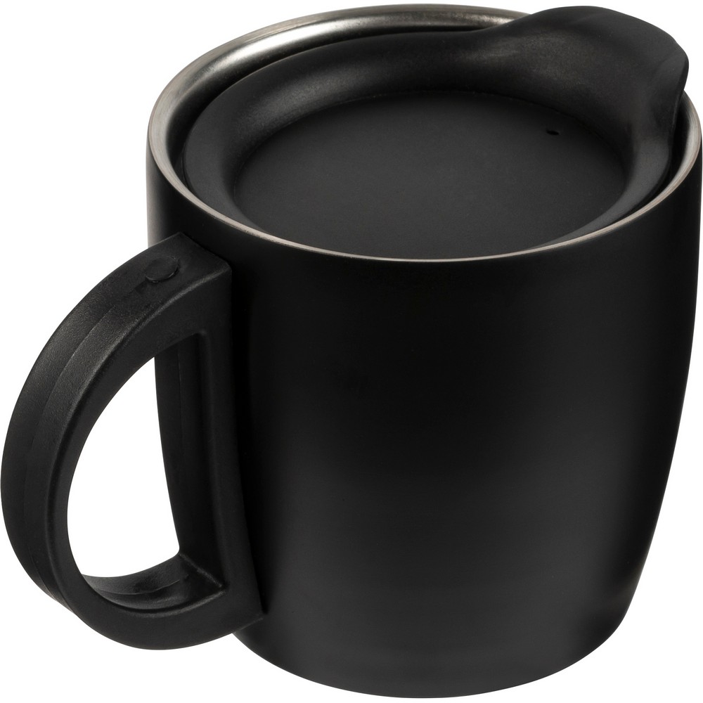 Reisebecher 350 ml in Schwarz