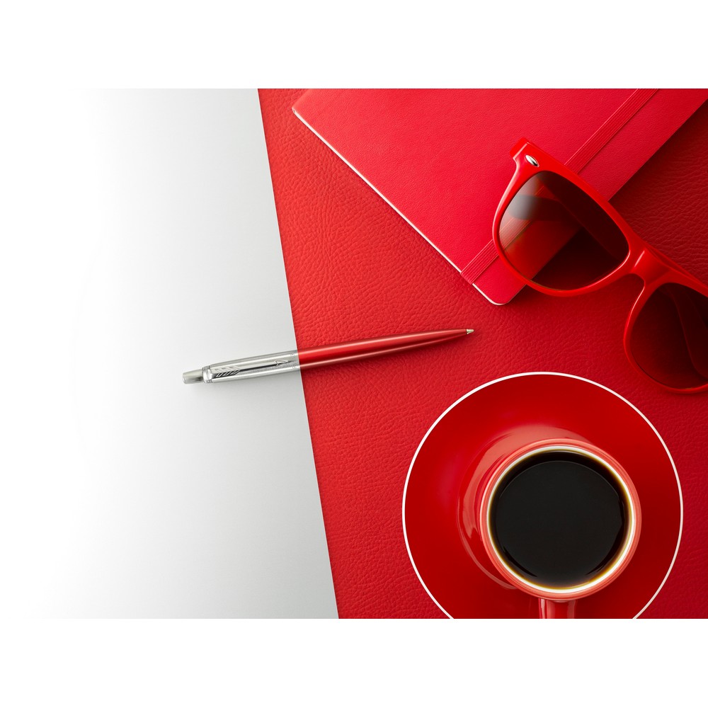 Kugelschreiber Parker Jotter Core in 6 Farben in rot, Ansicht 2
