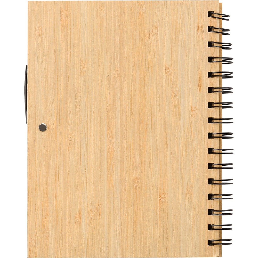 Bambus A5 Notizbuch, Stift in Holz, Ansicht 4