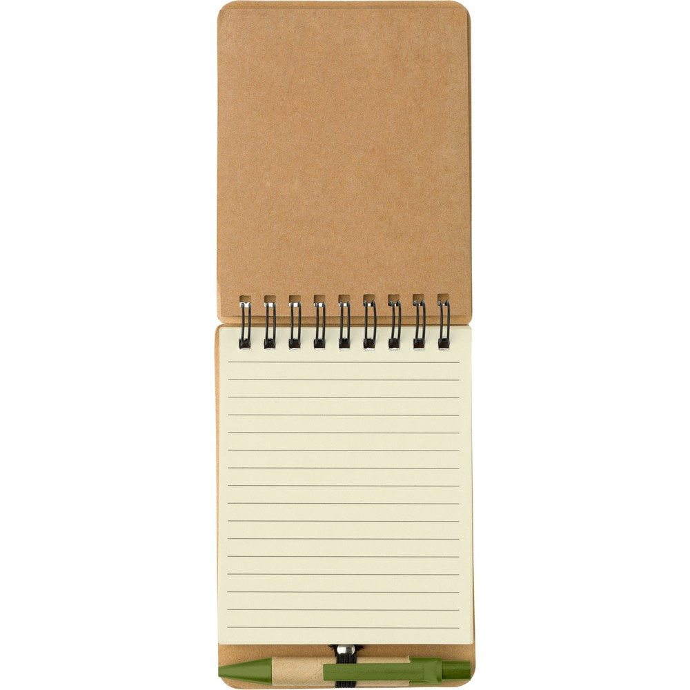 Haftnotizenset, Haftnotizen, Notizbuch ca. A6, Kugelschreiber in Hellgrün, Ansicht 2