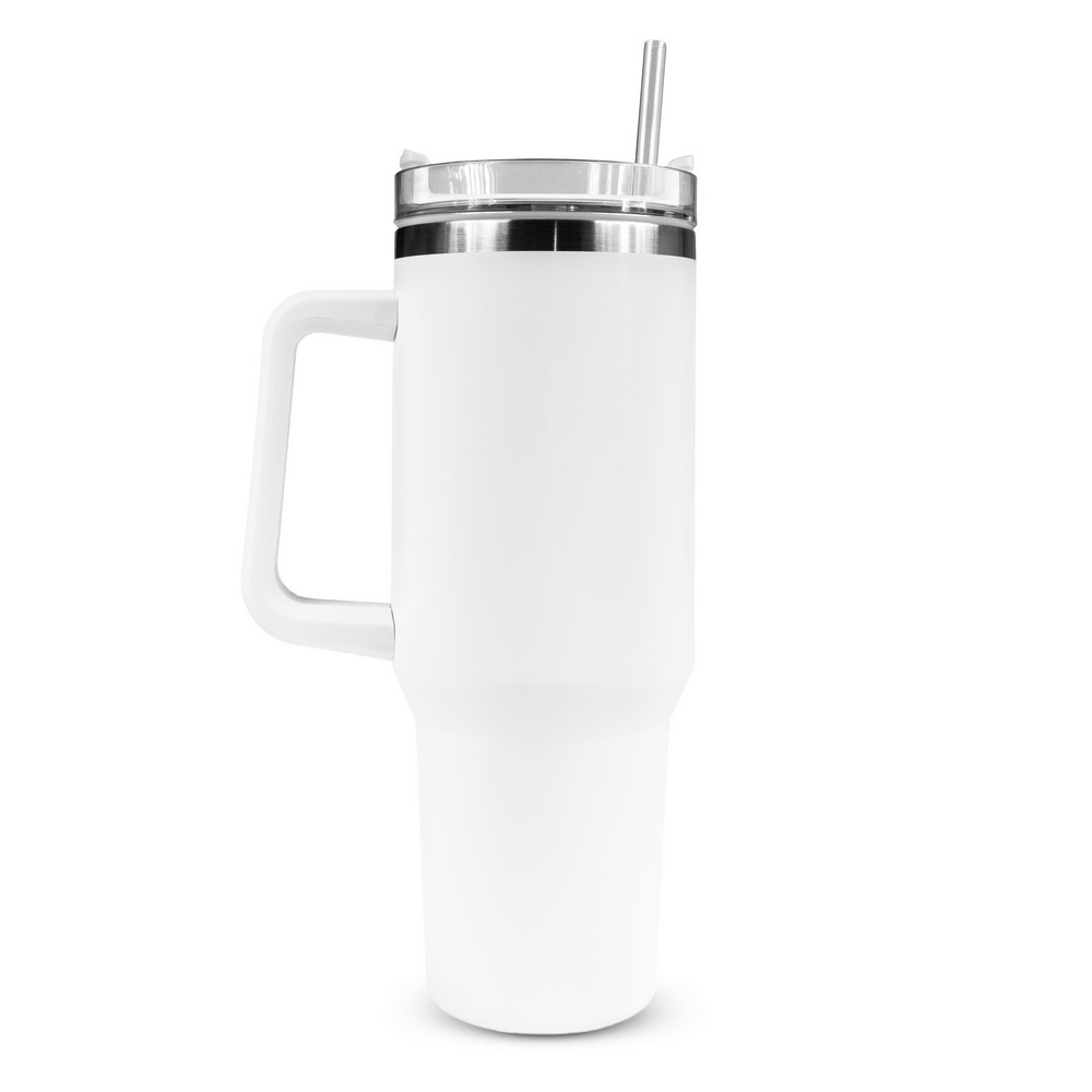 Thermobecher 1200 ml mit ergonomischem Griff | Stasimus in Weiß, Ansicht 7