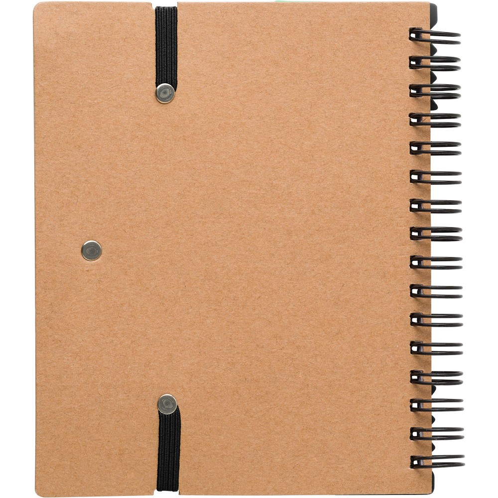 Memohalter, Notizbuch, Haftnotizen, Kugelschreiber in Schwarz, Ansicht 3
