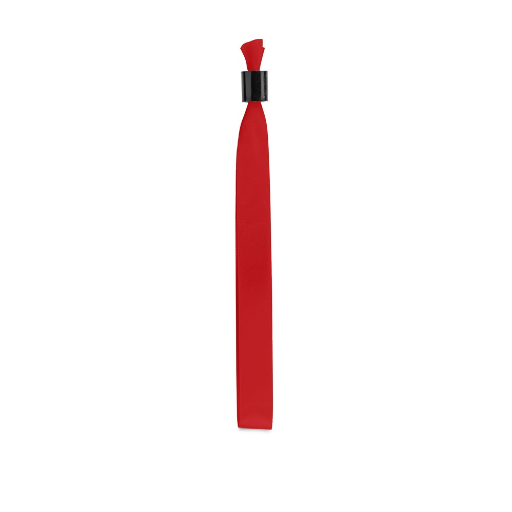 Veranstaltungsarmband aus Satin | Seccur – Rot, Ansicht 2